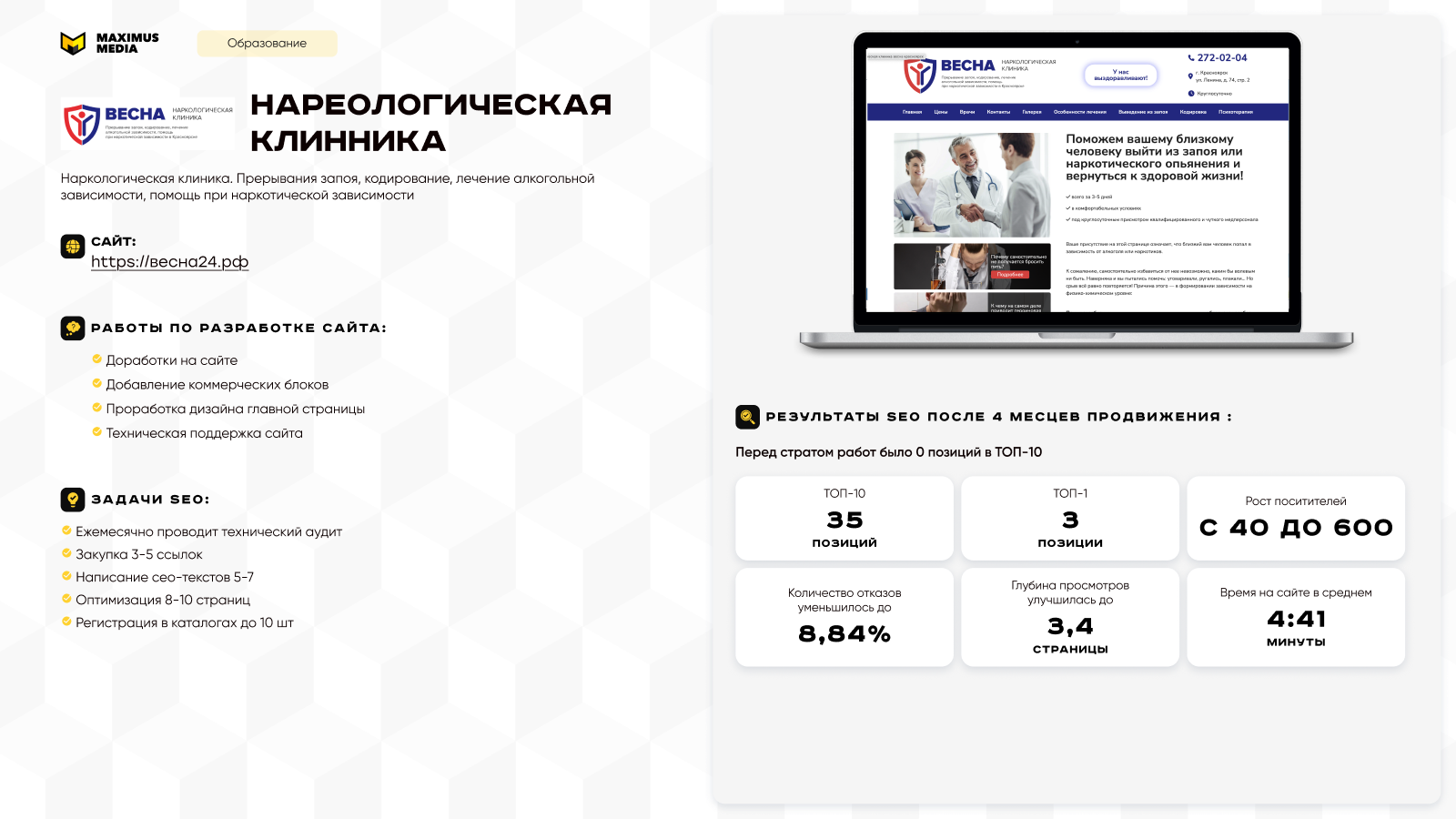 Наркологическая клиника «Спасение» (ООО «Спасение»)